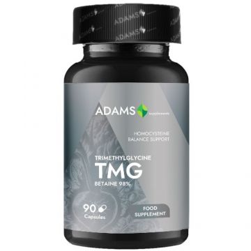 TMG (Trimethylglycine/Betaine) 600mg 90cps, Adams Supplements