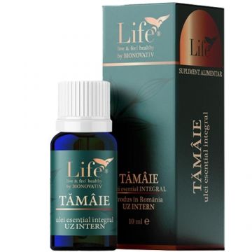 Ulei esential integral de tamaie Life, 10 ml, Life by Bionovativ