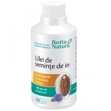 Ulei Seminte In, 90cps, Rotta Natura Ulei Seminte In, 90cps, Rotta Natura