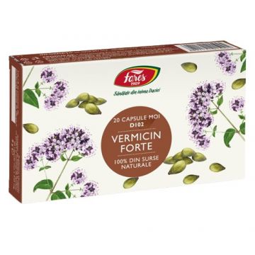 Vermicin Forte, D102, 20cps moi, Fares
