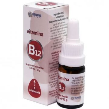 Vitamina B12 10ml, Renans Vitamina B12 10ml, Renans