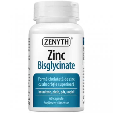 Zinc Bisglicinate 60cps Zenyth Zinc Bisglicinate 60cps Zenyth