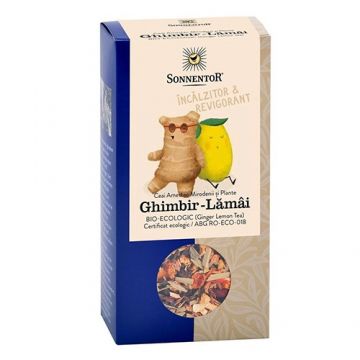 Ceai Ghimbir cu Lamaie Eco 80gr Sonnentor