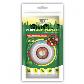 Clips anti-tantari bebelusi si adulti 1 bucata Smart Touch