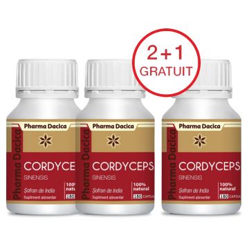 Cordyceps 2+1 Gratuit, 180 capsule x 3