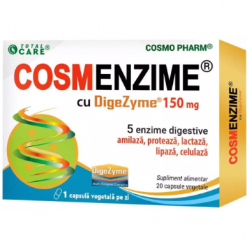 Cosmenzime cu Dygezyme 150mg 20cps Cosmopharm