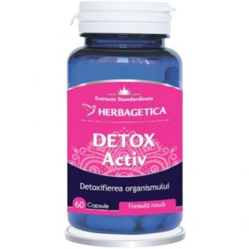 Detox Activ, 60 cps, Herbagetica