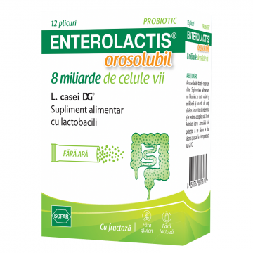 Enterolactis Orosolubil 12 plicuri Sofar