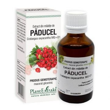 Extract din mlădiţe de Păducel, 50ml, PlantExtrakt