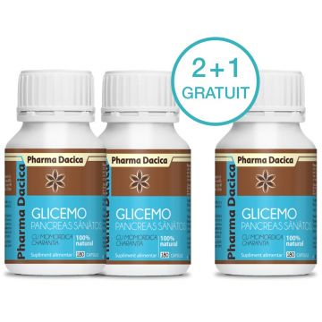 Glicemo 2+1 Gratuit, 180 capsule x 3