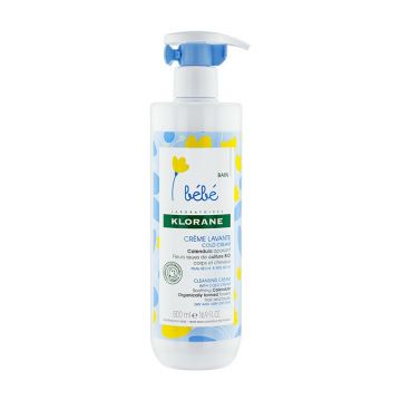 Klorane Bebe- Crema pentru curatare cu Cold Cream, Galbenele x500ml