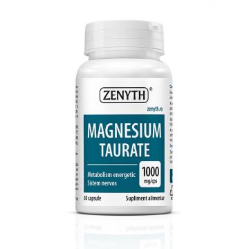 Magneziu Taurat 1000mg 30 capsule Zenyth