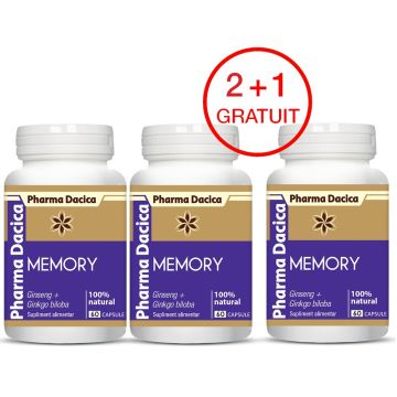 Memory 2+1 gratuit, 60 capsule