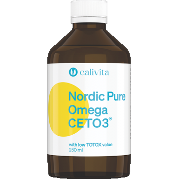 Nordic Pure Omega CETO3 CaliVita, Omega 3 si Omega 11 premium lichid - 250 ml