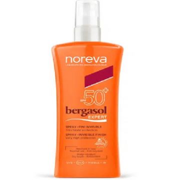 Noreva Bergasol Expert SPF 50 Spray copii fara parfum 125 ml