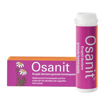 Osanit granule homeopate pentru eruptii dentare la bebelusi  7,5 g