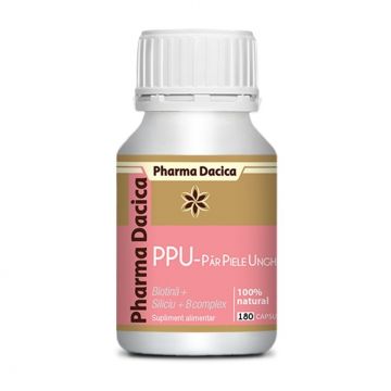 PPU – Par, Piele, Unghii 1+1 gratuit, 180 capsule x 2