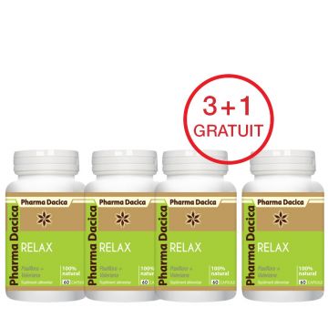 Relax 3+1 Gratuit, 60 capsule x 4