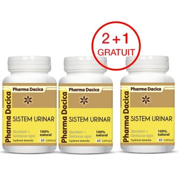 Sistem urinar 2+1 Gratuit, 60 capsule