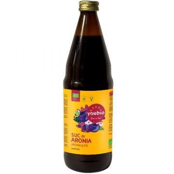 Suc de Aronia 100% BIO, 750ml, Youbio