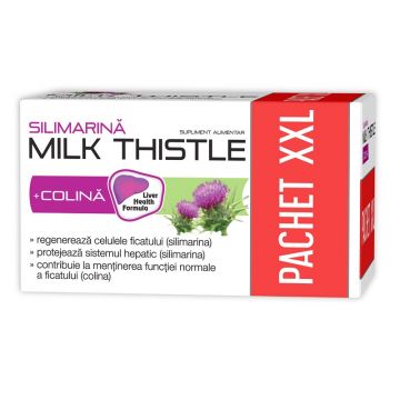 Zdrovit - Milk Thistle + Colina * 90 cp + 30 cp CADOU