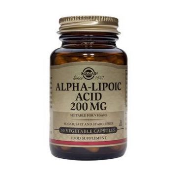 Alpha Lipoic Acid 200mg 50cps - SOLGAR