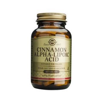 Cinnamon alpha lipoic acid 60cps - SOLGAR