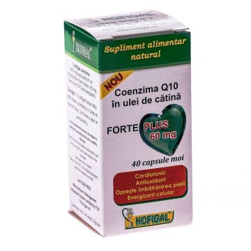 Coenzima Q10 Forte Plus 60mg 40cps - Hofigal