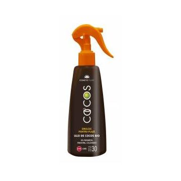 Emulsie plaja COCOS SPF 30 cu ulei de cocos bio 200 ml - Cosmetic plant