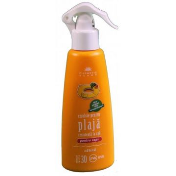 Emulsie plaja rezistenta la apa copii SPF 30 – protectie inalta 200ml - Cosmetic Plant