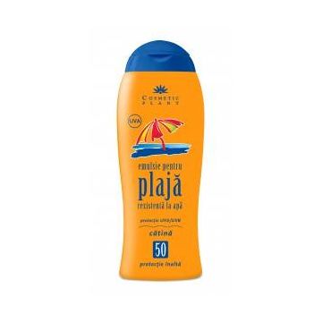 Emulsie plaja rezistenta la apa SPF 50 cu ulei de catina 200ml - Cosmetic Plant