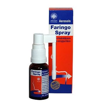 Faringo Spray catina si galbenele 20ml - GTS Solution