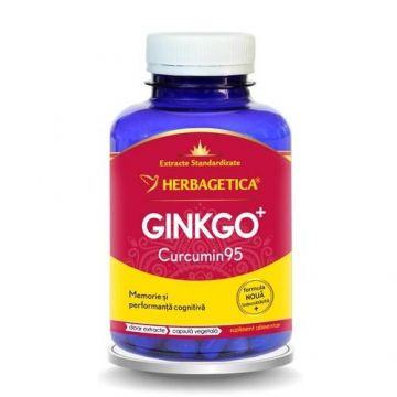 GINKGO CURCUMIN95 120cps - Herbagetica