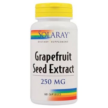 Grapefruit Seed Extract - Extract din seminte de grapefruit - 250mg - 60cps - Solaray- Secom