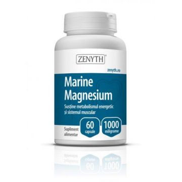 Magneziu marin - Marine Magnesium 1000mg 60cps Zenyth