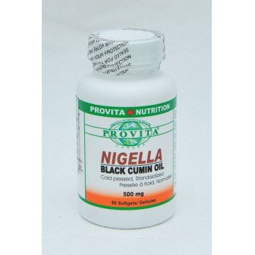 Nigella - ulei de chimen negru 500mg - 60cps - Organika