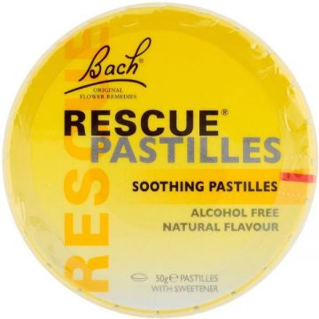 RESCUE PASTILE PORTOCALE SI SOC - 50g - REMEDII FLORALE BACH