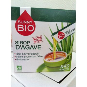 Sirop de Agave 40 plicuri x 5g - Sunny Bio