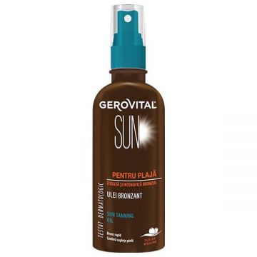 Ulei bronzant pentru plaja 150ml - Gerovital Sun