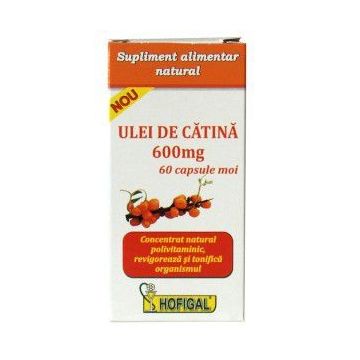 Ulei de catina 600mg 60cps moi - HOFIGAL