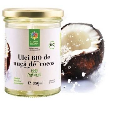 Ulei de cocos extra virgin 350ml - ECO-BIO - Steaua Divina