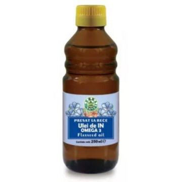 Ulei de in Omega 3 - 250ml - Herbavita