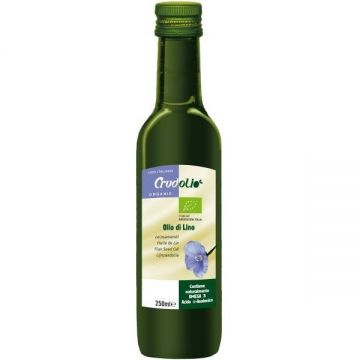 Ulei de in presat la rece 250ml - ECO-BIO - CRUDOLIO