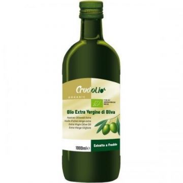 Ulei de masline extravirgin presat la rece 1000ml - ECO-BIO - CRUDOLIO