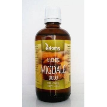 Ulei Migdale dulci - presat la rece - 100ml - ADAMS