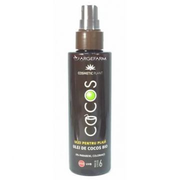 Ulei plaja COCOS SPF 6 cu ulei de cocos bio 150ml - Cosmetic Plant