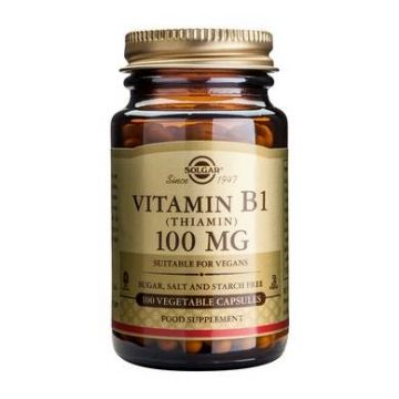 Vitamin B-1 (Thiamin) 100mg 100cps - SOLGAR