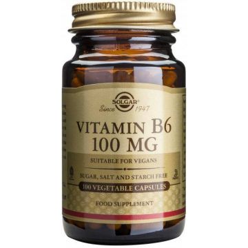 Vitamina B6 100mg 100cps - SOLGAR
