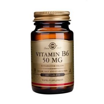 Vitamina B6 50mg 100cps - SOLGAR