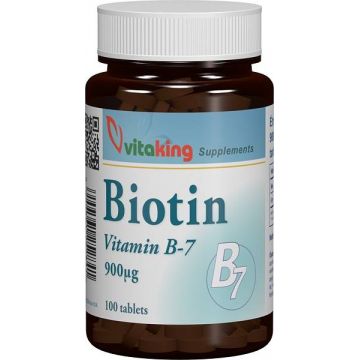 Vitamina B7 (BIOTINA) 900mcg - 100cp - VITAKING